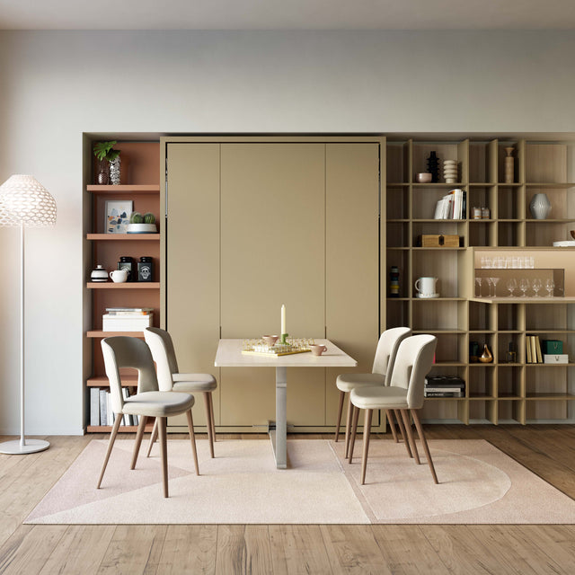 clei murphy bed with table