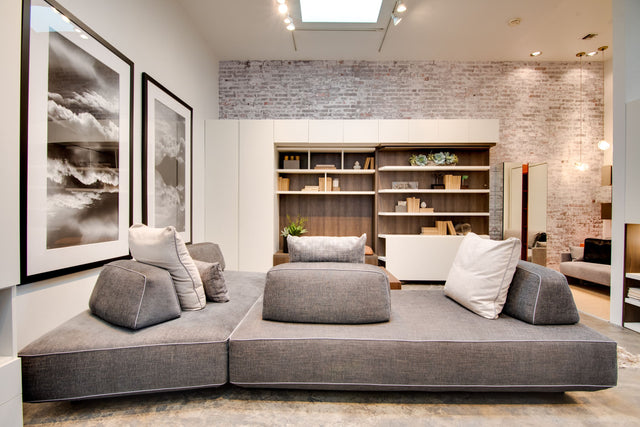 flex sofa sectional at our la showroom