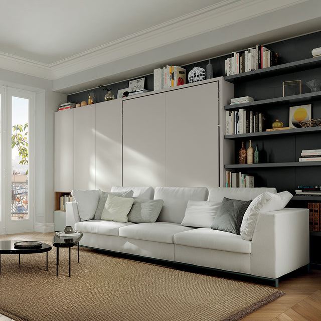 luxury murphy bed with sectional