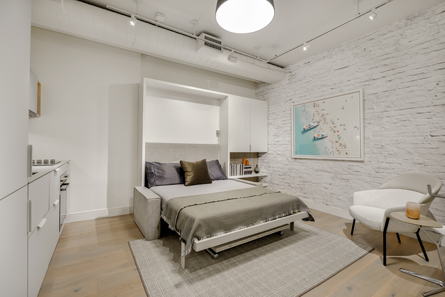 wall bed in our nyc showroom