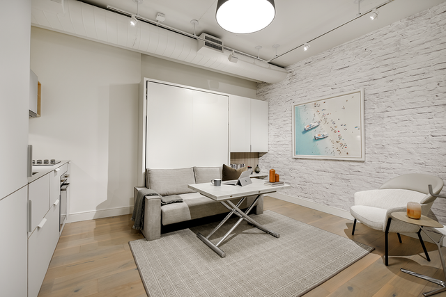 apartment set up at our nyc showroom