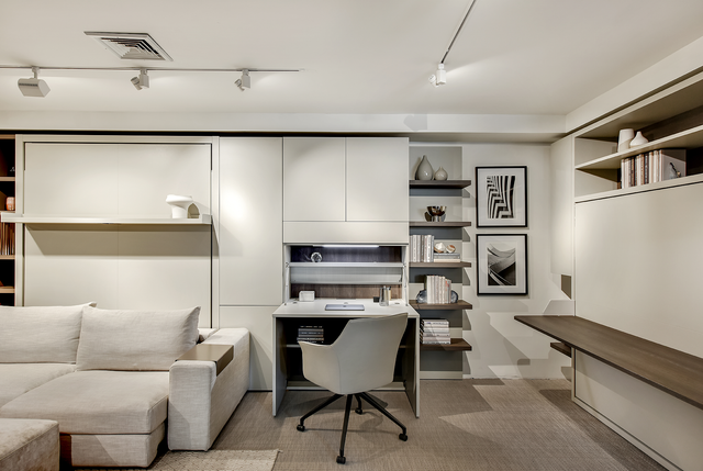 home office desk in our new york showroom