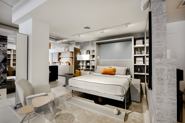 Oslo wall bed in our nyc showroom