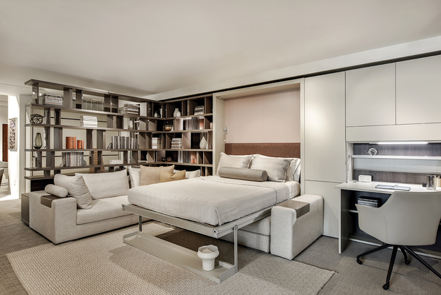 nyc wall bed with sofa