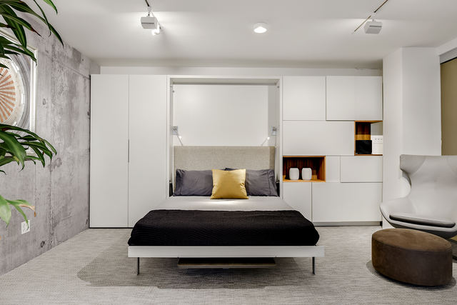 new york ulisse wall bed and dining table